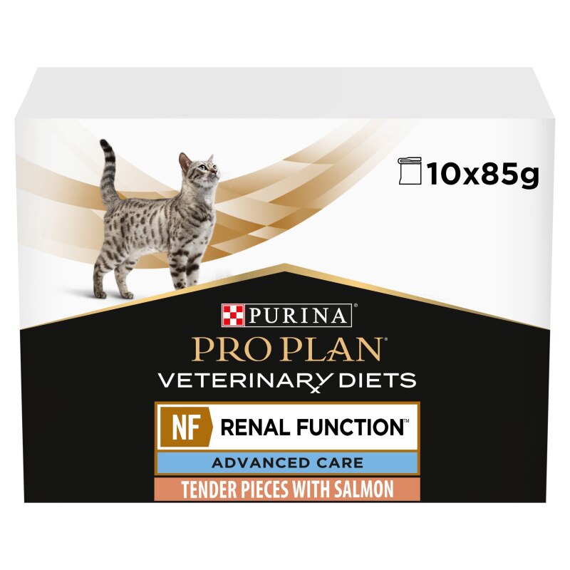 Pro Plan Pro Plan Feline Nf Renal Function Salmon Adult Wet Cat Food pet food packaging